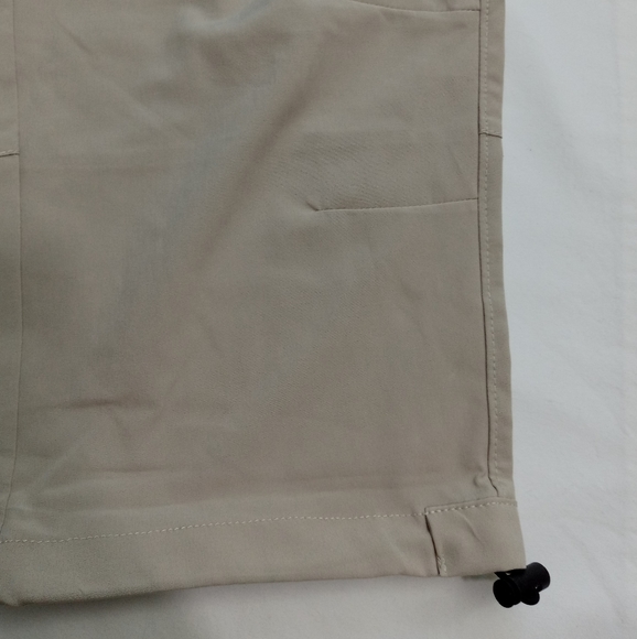 RlaGed Pants Capri Activewear Stretch UPF 50 Zippered Pockets Drawstring Small - Picture 4 of 16